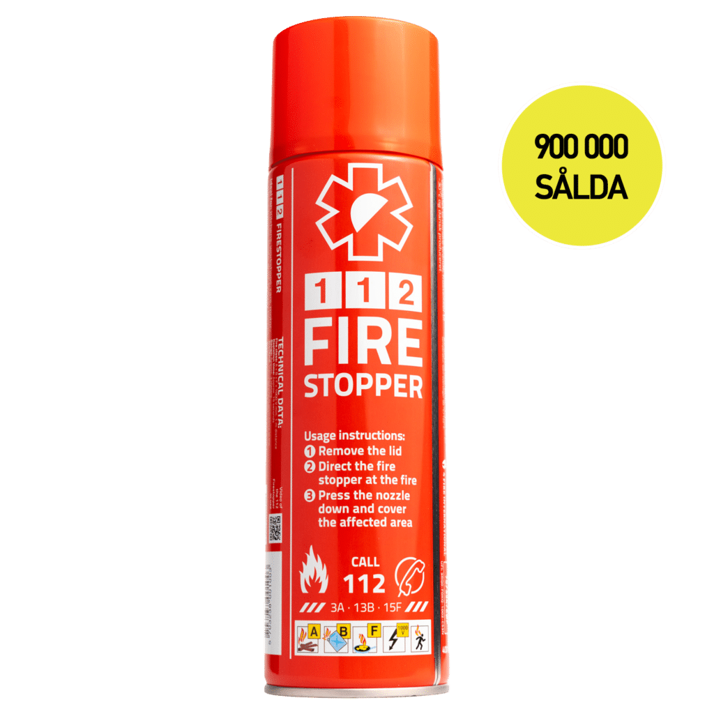 Small 112 Fire extinguisher 900 000 sold