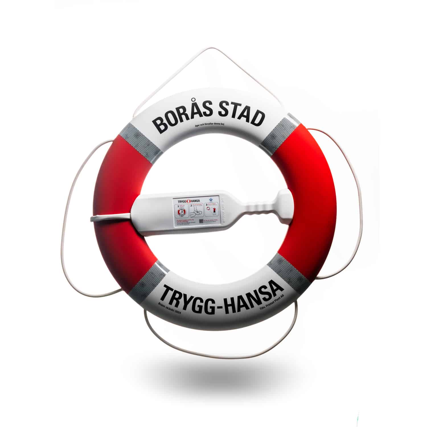 Trygg-Hansa Livboj en Borås stad tillverkad av Rescue Life 247